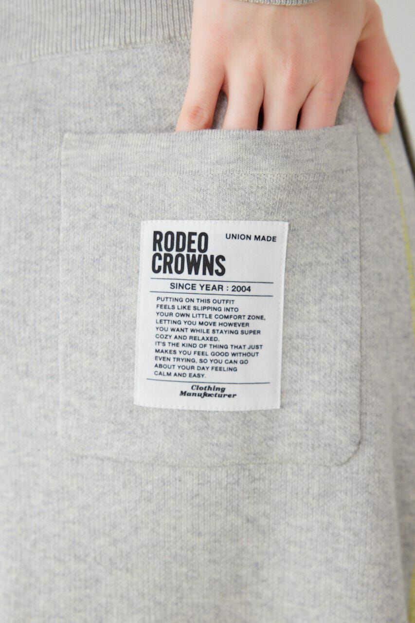 RODEO CROWNS「スウェットライクサイドステッチニットスカート」|スカート|