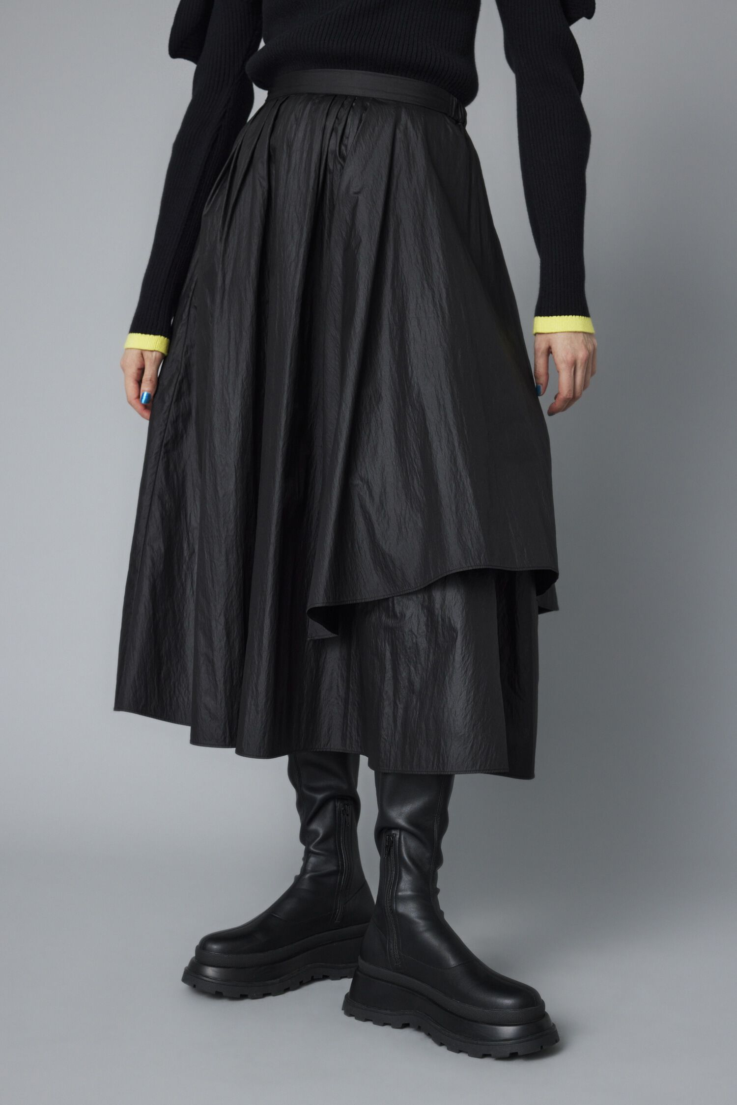 HeRIN.CYE「Layered skirt」|スカート|