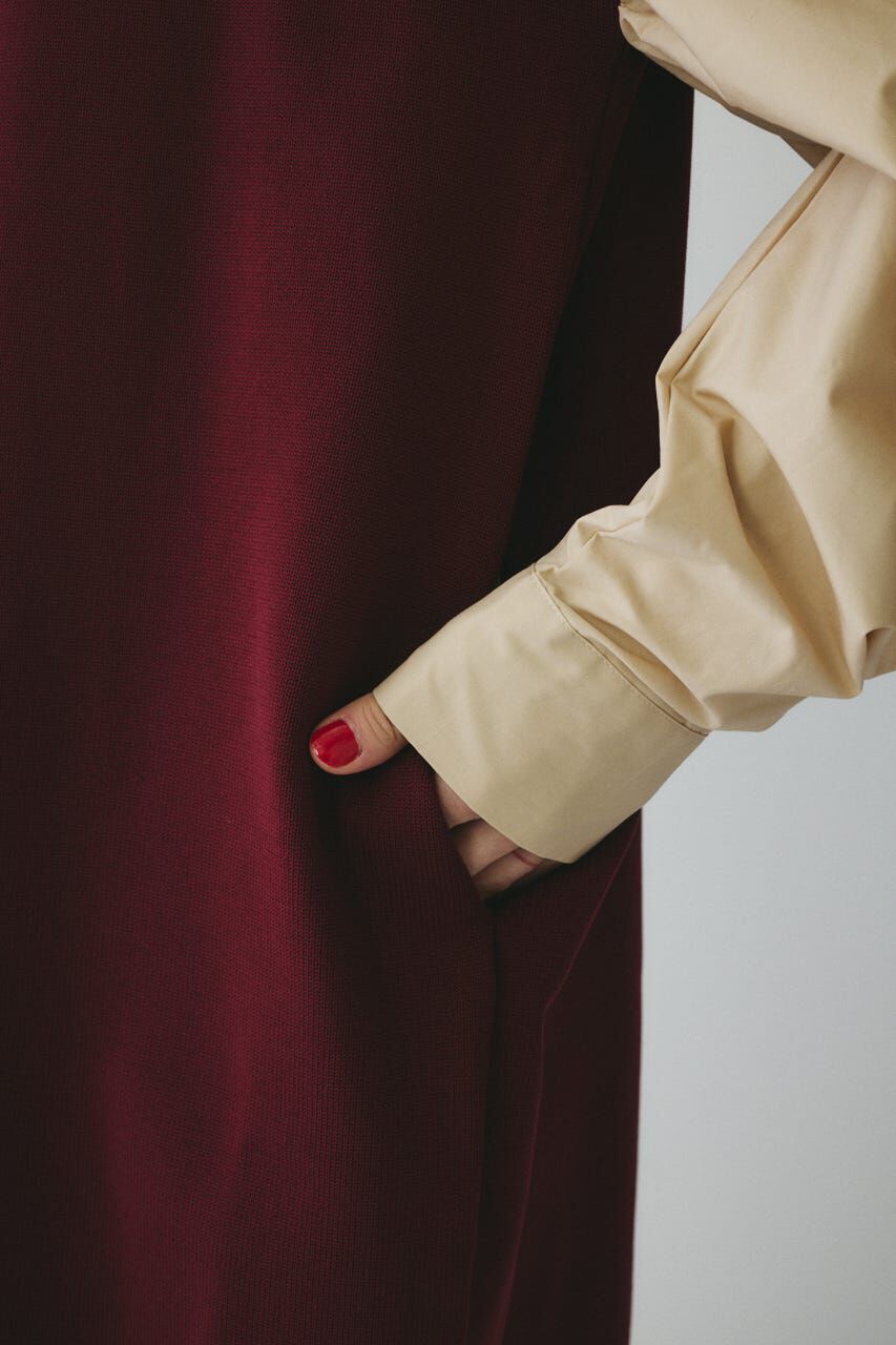 HeRIN.CYE「Volume sleeve knit dress」|ワンピース|