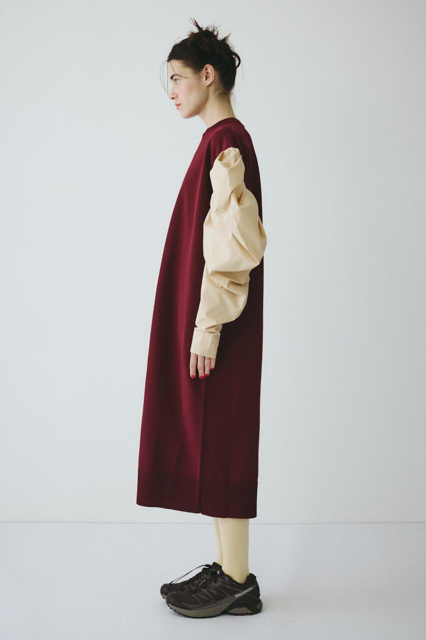 HeRIN.CYE「Volume sleeve knit dress」|ワンピース|