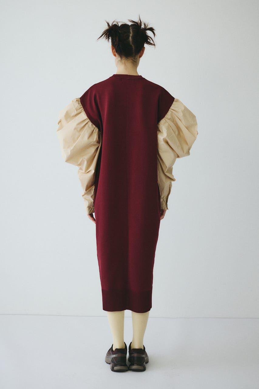 HeRIN.CYE「Volume sleeve knit dress」|ワンピース|