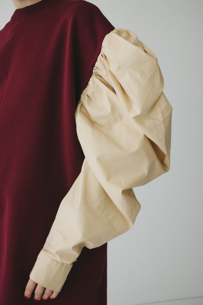 HeRIN.CYE「Volume sleeve knit dress」|ワンピース|