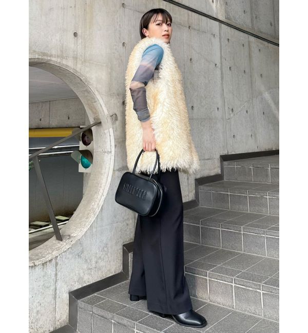 MURUA「フェイクファーオーバージレ」|ベスト・ジレ|