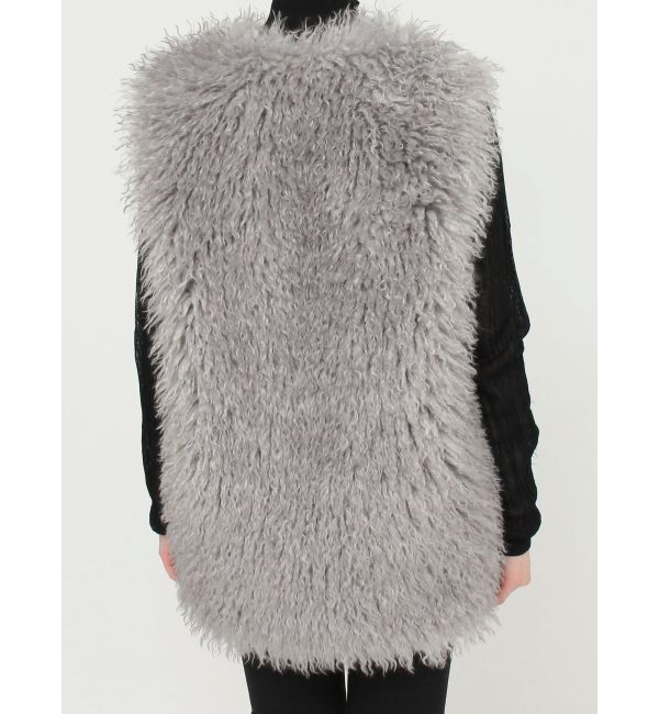 MURUA「フェイクファーオーバージレ」|ベスト・ジレ|