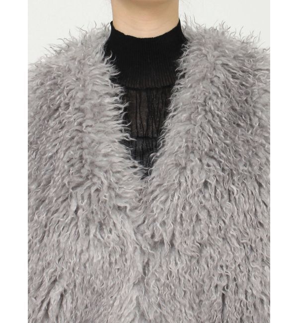 MURUA「フェイクファーオーバージレ」|ベスト・ジレ|