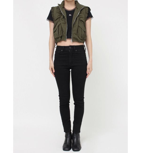 MURUA「シャーリングフードベスト【セットアップ着用可】」|ベスト・ジレ|