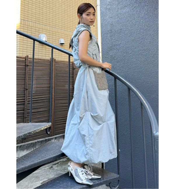 MURUA「シャーリングフードベスト【セットアップ着用可】」|ベスト・ジレ|