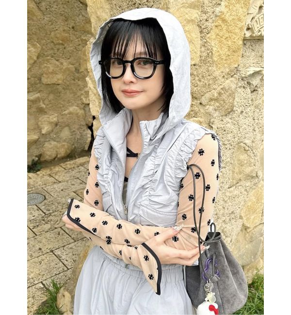 MURUA「シャーリングフードベスト【セットアップ着用可】」|ベスト・ジレ|