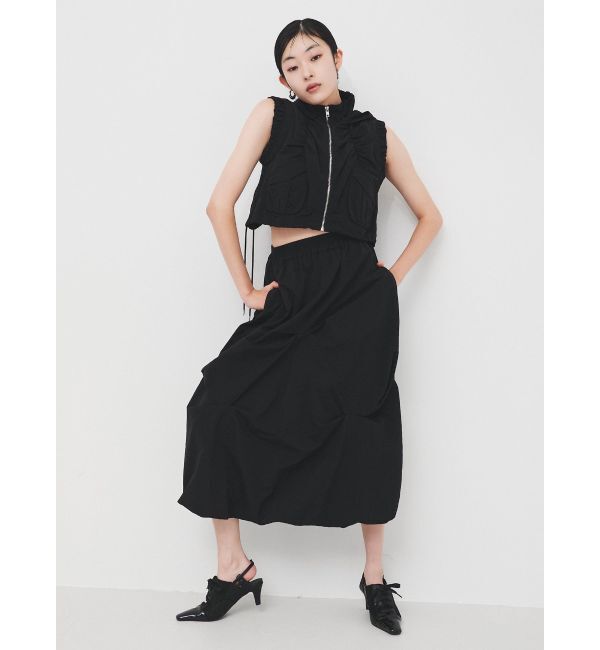 MURUA「シャーリングフードベスト【セットアップ着用可】」|ベスト・ジレ|