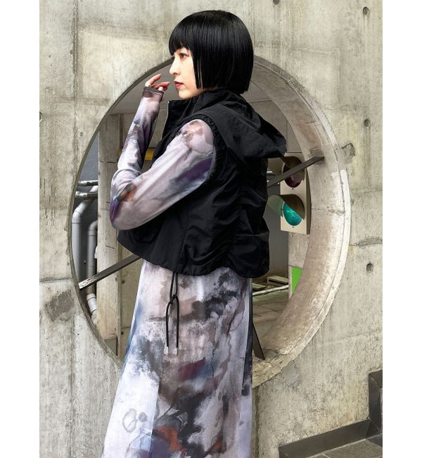 MURUA「シャーリングフードベスト【セットアップ着用可】」|ベスト・ジレ|