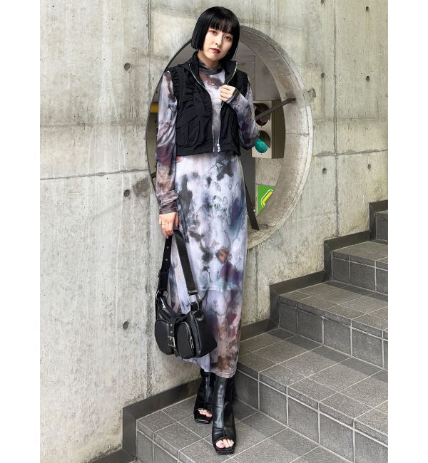 MURUA「シャーリングフードベスト【セットアップ着用可】」|ベスト・ジレ|