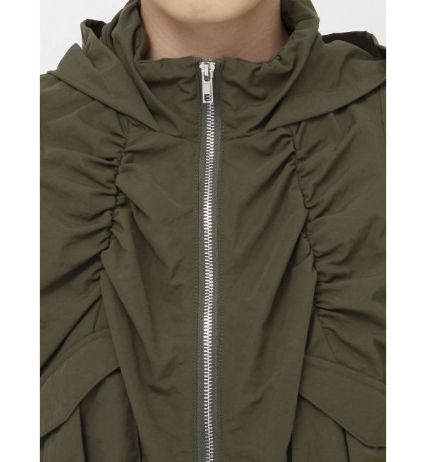 MURUA「シャーリングフードベスト【セットアップ着用可】」|ベスト・ジレ|