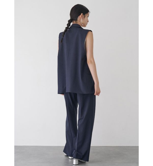 MURUA「ピークドラペルダブルミドルジレ」|ベスト・ジレ|