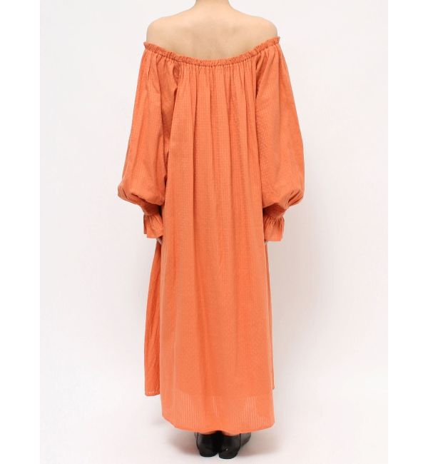 Ungrid「オフショルギャザーボリュームワンピース」|ワンピース|