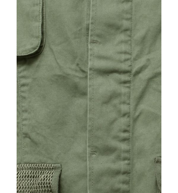 Ungrid「メッシュコンビミリタリーベスト」|ベスト・ジレ|