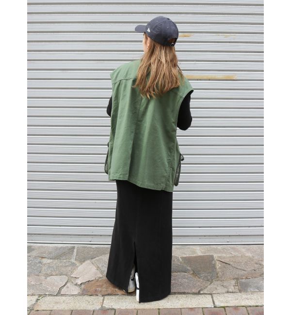 Ungrid「メッシュコンビミリタリーベスト」|ベスト・ジレ|