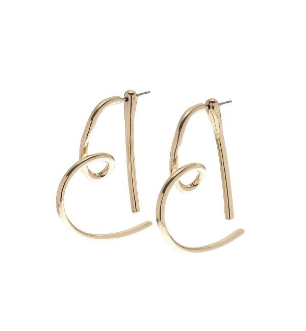 LAGUNAMOON「ハートモチーフピアス」|ピアス|ゴールド