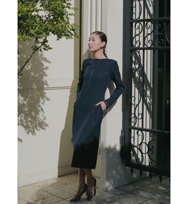 LAGUNAMOON「【ソンイさんコラボ】LADYセレモニーワンピース」|ワンピース|ネイビー