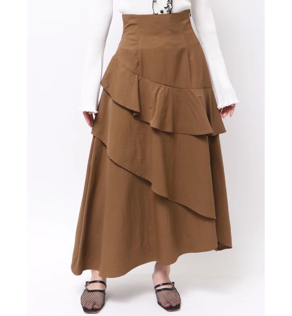 LAGUNAMOON「フレアティアードスカート」|スカート|