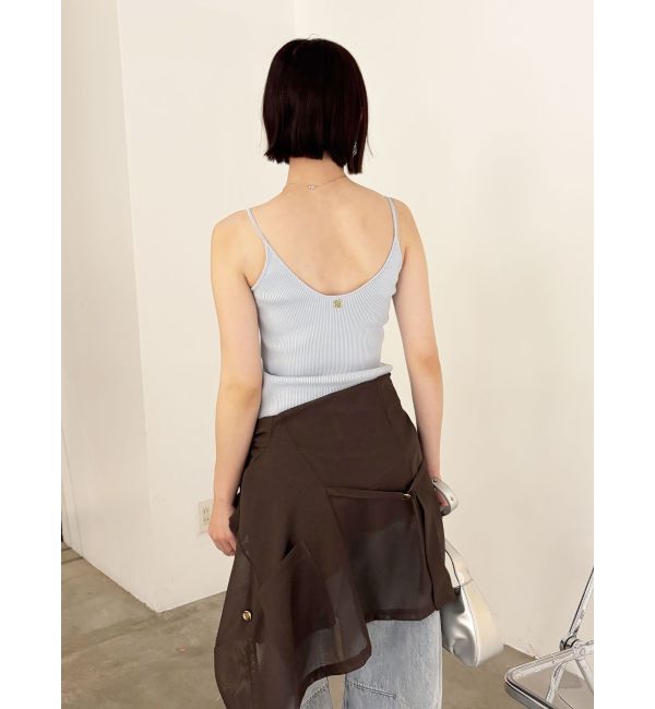 LAGUNAMOON「ボートネックニットタンク」|タンクトップ|