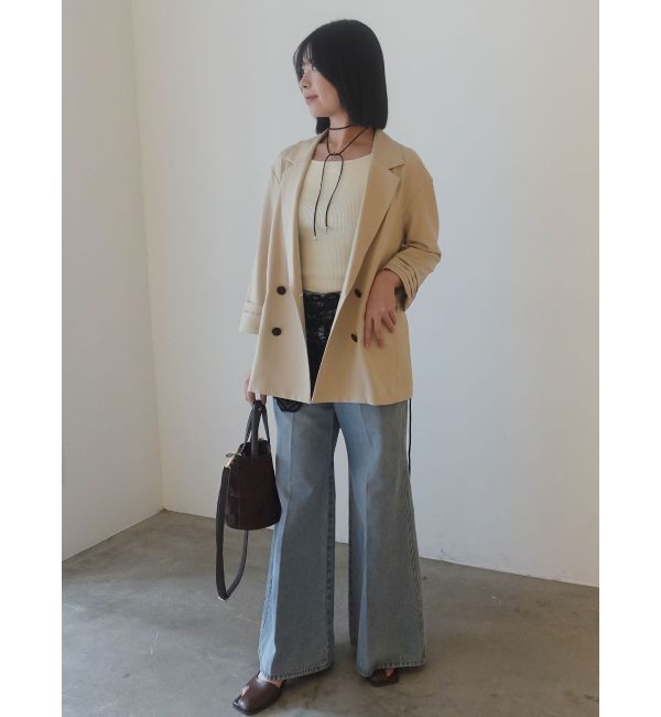 LAGUNAMOON「ボートネックニットタンク」|タンクトップ|