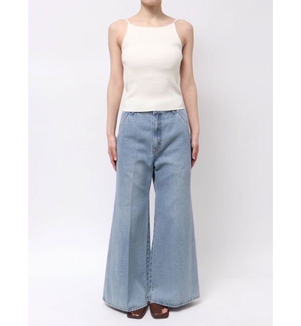 LAGUNAMOON「ボートネックニットタンク」|タンクトップ|