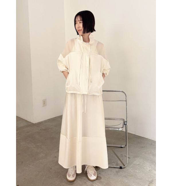 LAGUNAMOON「コントラストハイネックブルゾン」|ブルゾン・スタジャン|