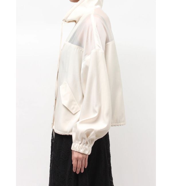 LAGUNAMOON「コントラストハイネックブルゾン」|ブルゾン・スタジャン|