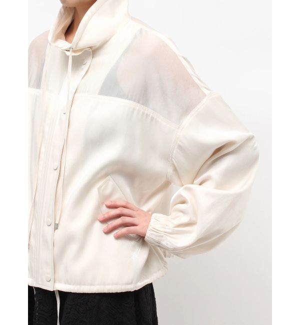 LAGUNAMOON「コントラストハイネックブルゾン」|ブルゾン・スタジャン|