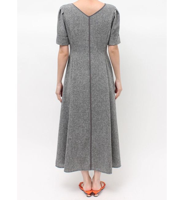 LAGUNAMOON「フロントジップVネックフレアワンピース」|ワンピース|