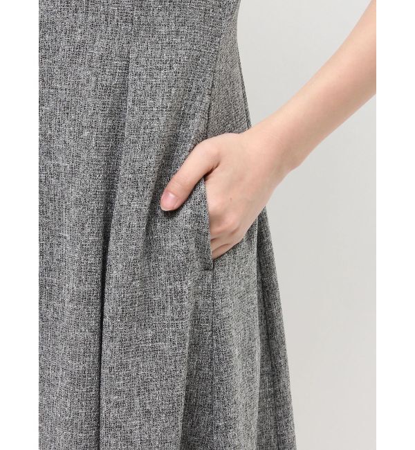 LAGUNAMOON「フロントジップVネックフレアワンピース」|ワンピース|