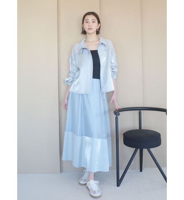 LAGUNAMOON「コントラストサーキュラースカート」|スカート|