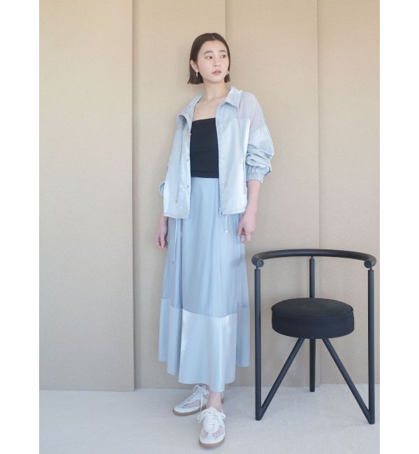 LAGUNAMOON「コントラストサーキュラースカート」|スカート|