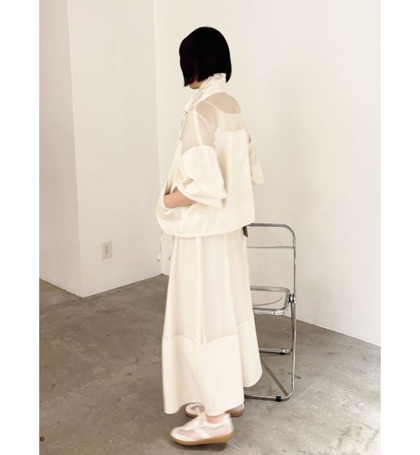 LAGUNAMOON「コントラストサーキュラースカート」|スカート|