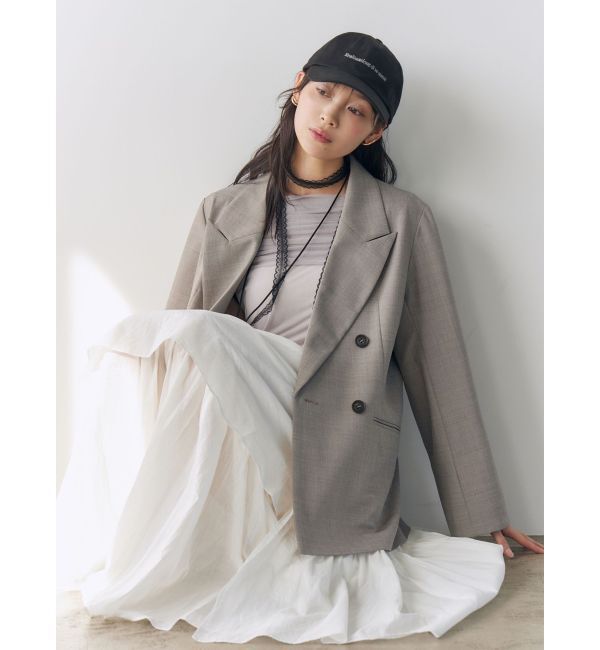 LAGUNAMOON「アシメティアードコットンスカート」|スカート|