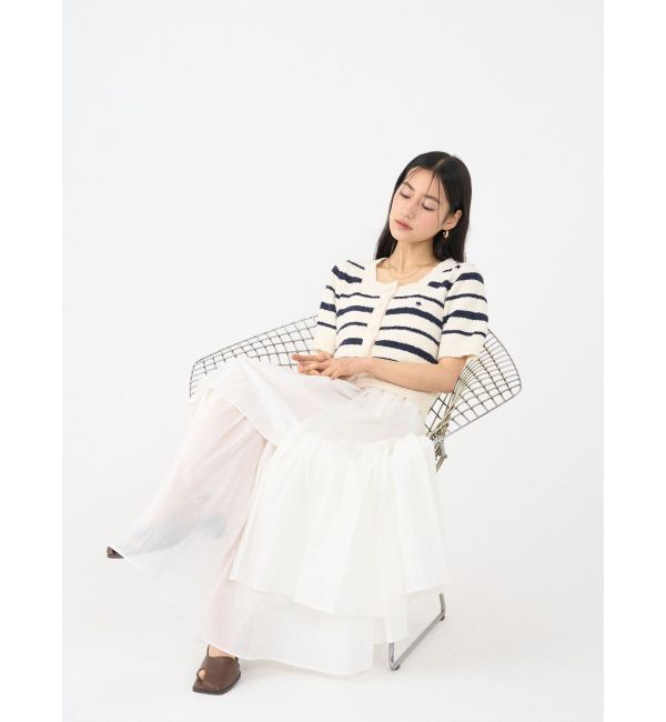 LAGUNAMOON「アシメティアードコットンスカート」|スカート|