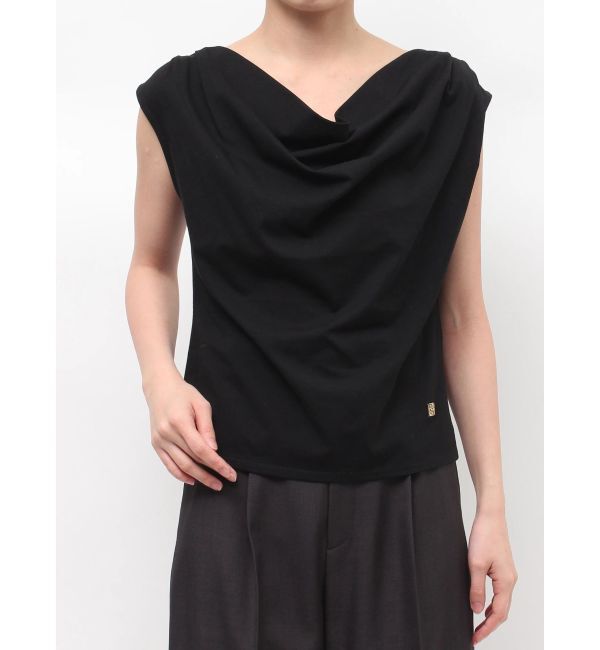 LAGUNAMOON「オフショルドレープカットトップス」|Tシャツ・カットソー|