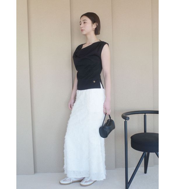 LAGUNAMOON「オフショルドレープカットトップス」|Tシャツ・カットソー|