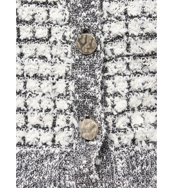 LAGUNAMOON「ツイードニットカーディガン」|カーディガン|