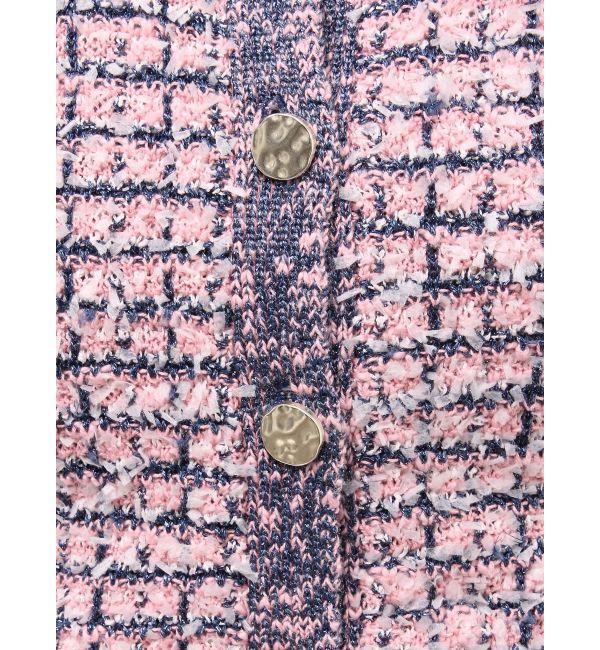 LAGUNAMOON「ツイードニットカーディガン」|カーディガン|