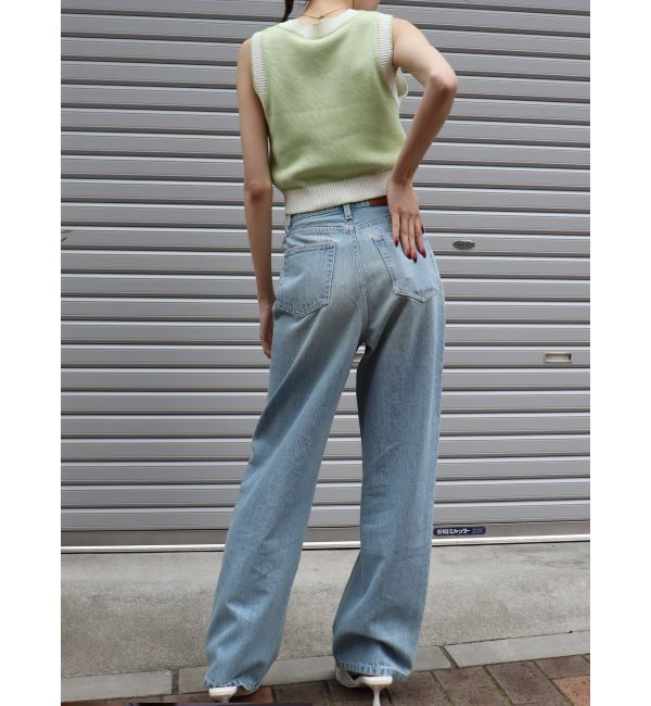 EVRIS「エンブレムクロップドニットベスト」|ベスト・ジレ|