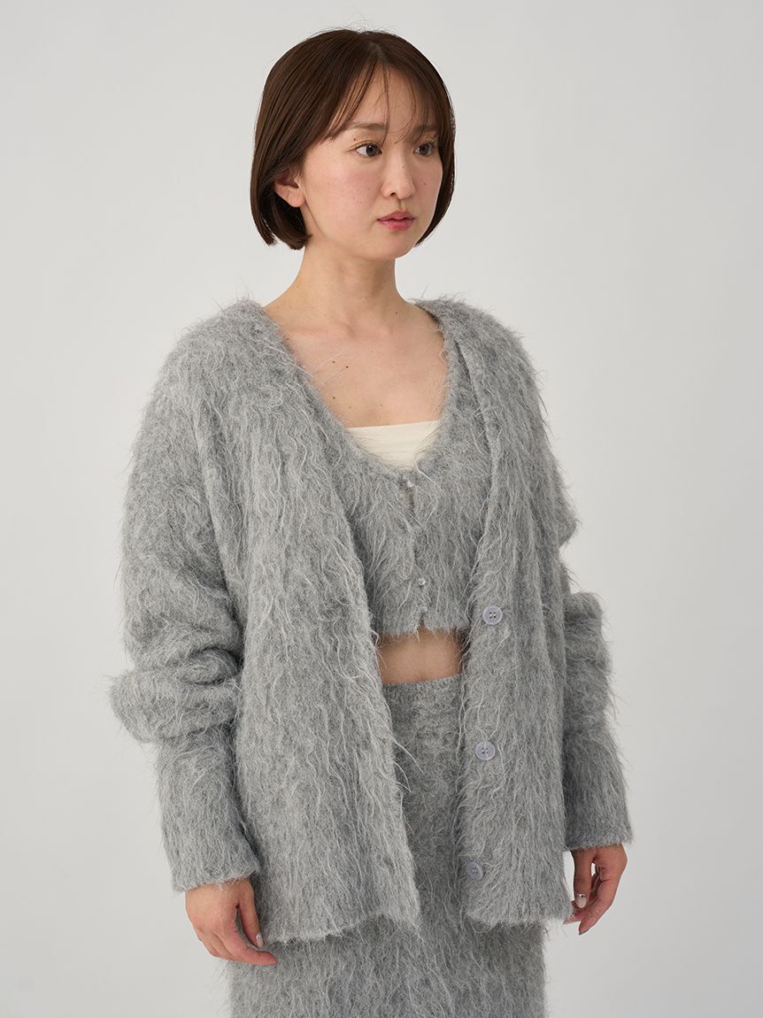 emmi atelier「2wayシャギーニットビスチェ」|ベスト・ジレ|