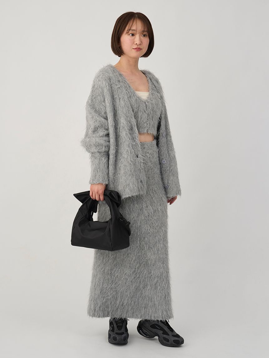 emmi atelier「2wayシャギーニットビスチェ」|ベスト・ジレ|