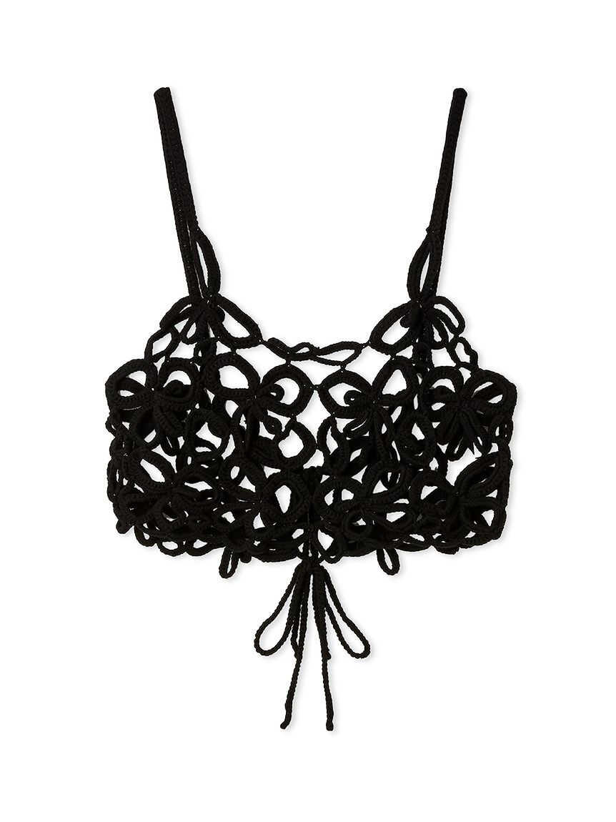 emmi atelier「かぎ針ハンドニットビスチェ」|ベスト・ジレ|