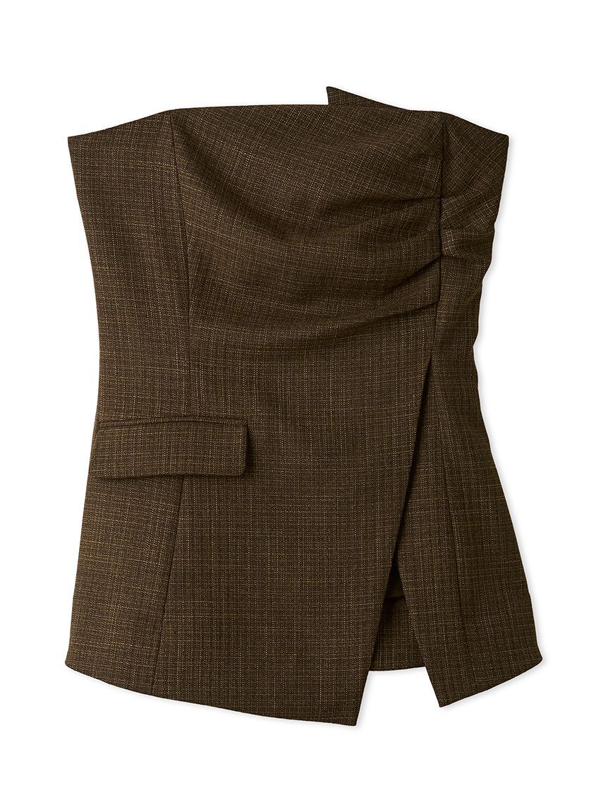 LILY BROWN「ドレープビスチェ」|ベスト・ジレ|