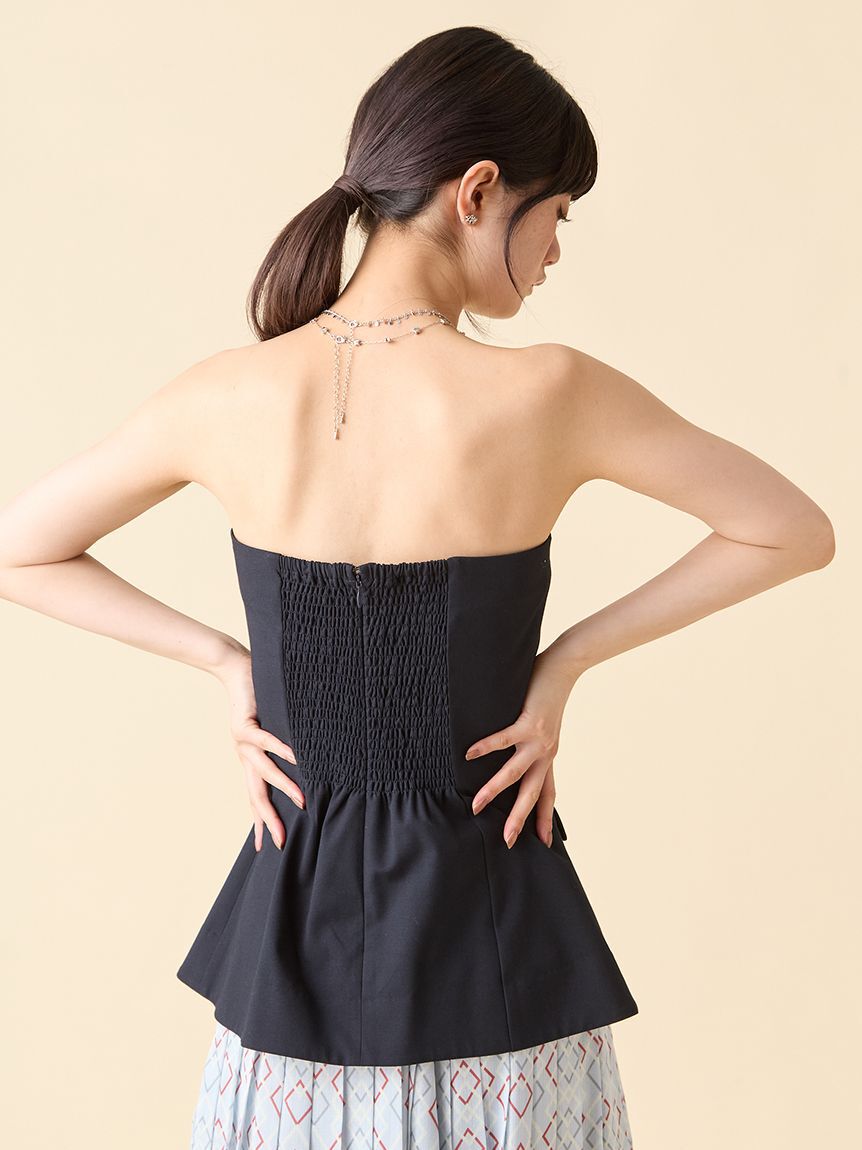 LILY BROWN「ドレープビスチェ」|ベスト・ジレ|