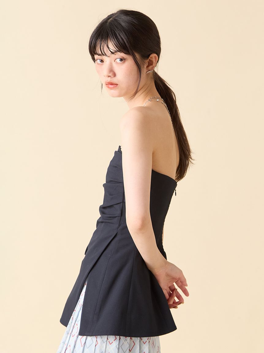 LILY BROWN「ドレープビスチェ」|ベスト・ジレ|