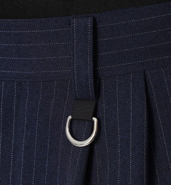  「ストライプ2タックバギースラックス」|スラックス|