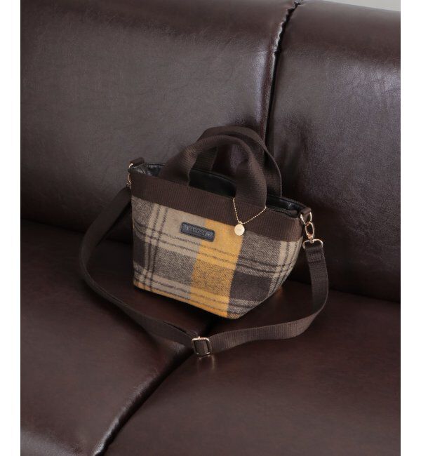 ikka「ファブリック2WAYミニトートバッグ」|その他|イエロー