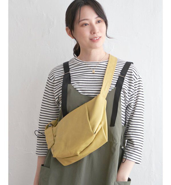 ikka「ＰＵハーフムーンミニショルダー」|その他|イエロー